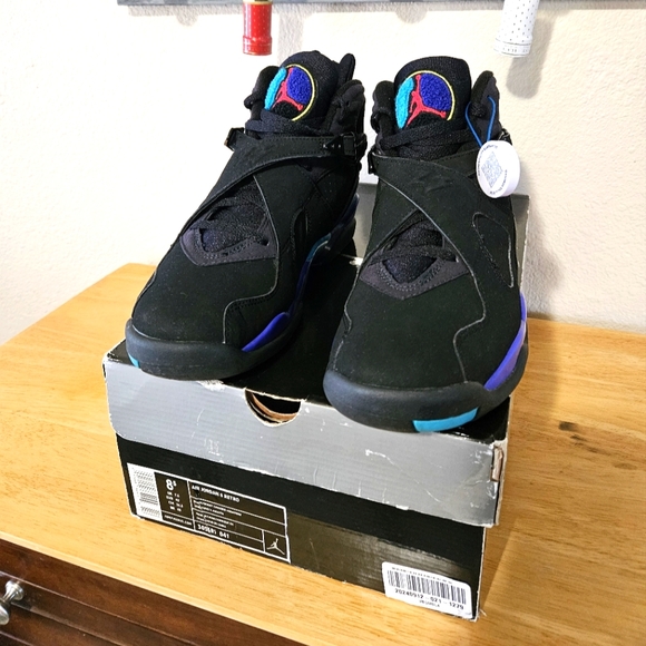 Air Jordan 8 Retro Aqua 2007 men's size 8.5 - Picture 3 of 16